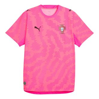 Puma x PORTUGAL x SALEHE BEMBURY Authentic Goalkeeper Jersey Sun Struck Fluro Pink Pes 787100-81