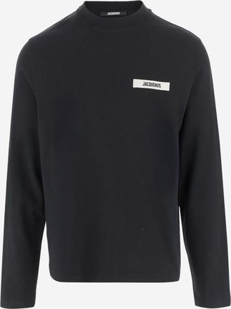 Jacquemus Black Logo Full Sleeves T-shirt