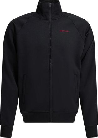 Alexander McQueen Sweatshirt met ritssluiting - Heren - Vesten met rits - Zwart - L - Katoen - Hoodies & sweatvesten
