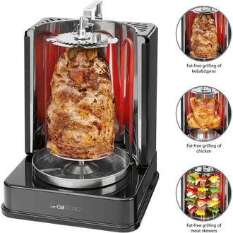 Clatronic Dvg 3686 Parrilla El&eacute;ctrico Negro 1400 W - Clatronic