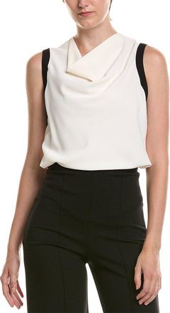 Anne Klein Petite Cowl Neck Framing Stop