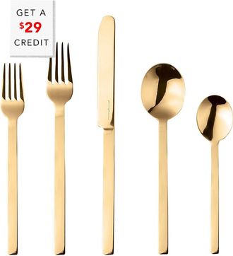 Mepra Stile Oro 5Pc Place Setting With $29 Credit