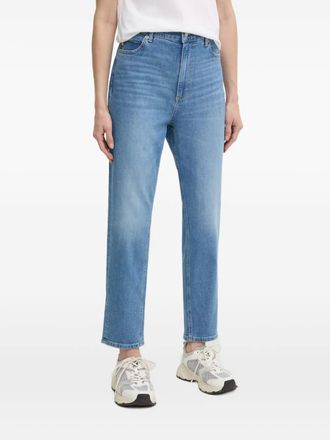 BOSS high-waisted straight jeans - Blue