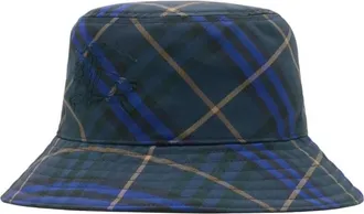 Burberry EKD Check Print Bucket Hat, Size X-Small