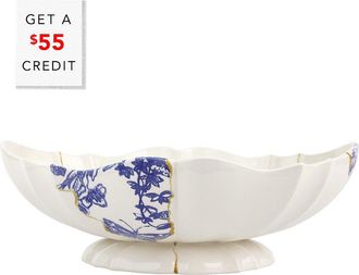 Vietri Vietri Storia Scalloped Large Oval Centerpiece With $55 Credit