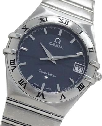 Omega Pre-owned Vintage Polshorloge - Heren - Vintage Horloges - Blauw - ONE Size - Vintage