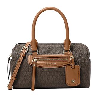 Michael Kors Handbags, female, Brown, Size: ONE SIZE Jet Set Travel Crossbody Bag