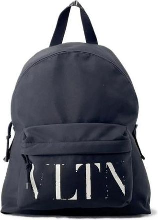 Valentino Vintage, unisex, Zwart, ONE Size, Nylon, Pre-owned Nylon backpacks