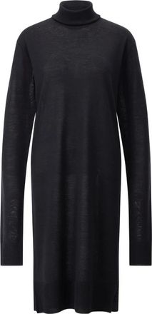 Toteme Wol & Zijde Gebreide Jurk - Dames - Casual kleedjes - Zwart - M - Wol - Kleedjes
