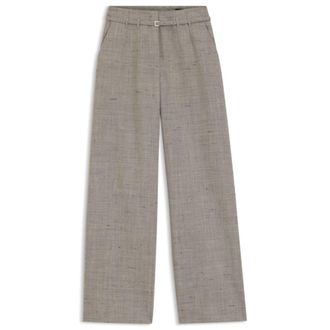 BOSS Regular-fit trousers in a wool blend
