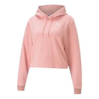 Puma (WMNS) PUMA Style Cat Hoodie Pink White 587162-14