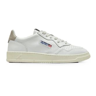Autry Medalist Lage Sneakers - Heren - Schoenen - Wit - Maat: 44 EU Katoen