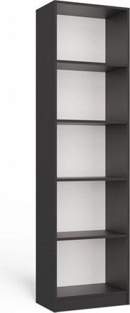 Topeshop Topeshop - kaffi - Librer&iacute;a para sal&oacute;n o dormitorio - 5 estantes - 50 x 30 x 182 cm - Estanter&iacute;a para libros