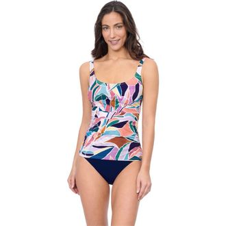 Gottex Aura Square Neck D Cup Tankini in Multi at Nordstrom, Size 32