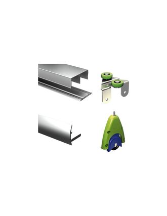 OEM Set Di 2 Maniglie Da 19mm - Alluminio T1 - Lunghezza 2,8m