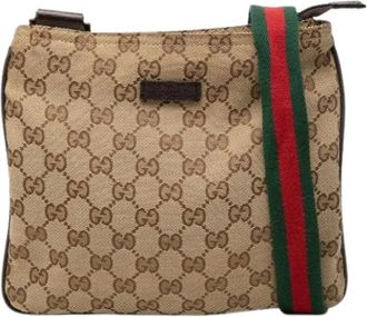 Gucci Borsa a tracolla Pre-owned in tela - - Pre-owned - Donna - Beige - ONE SIZE