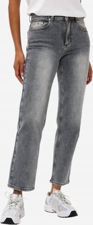 Esqualo Straight Leg Trousers Jeans In Grey