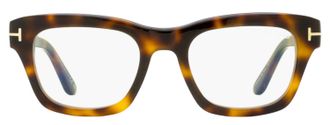 Tom Ford TF6036-B Blue Block Signature Eyeglasses - Brown