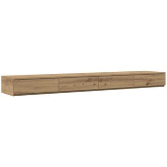 vidaXL Vidaxl - Cajones De Cama Con Caj&oacute;n Roble Artisan 180 X 36.5 X 16.5 Cm