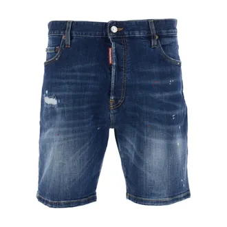 Dsquared2 Denim Shorts, male, Blue, Size: S Marine Short