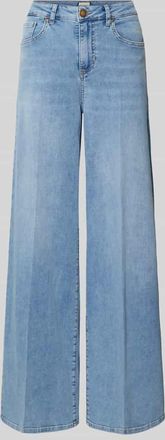 Seductive Wide Leg Jeans mit B&uuml;gelfalten Modell MAURY in Hellblau, Gr&ouml;&szlig;e 32