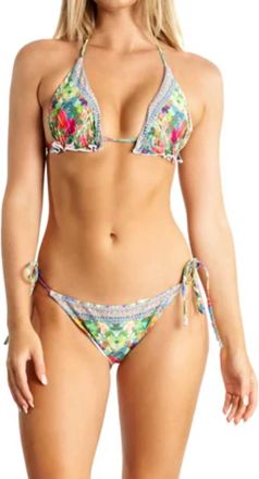 La Moda Clothing Island Girl Bikini In Multi