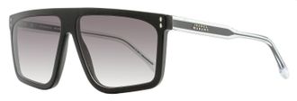 Isabel Marant Womens Bluma Flat-Top Sunglasses IM0164/S 8079O Black/Clear 61mm
