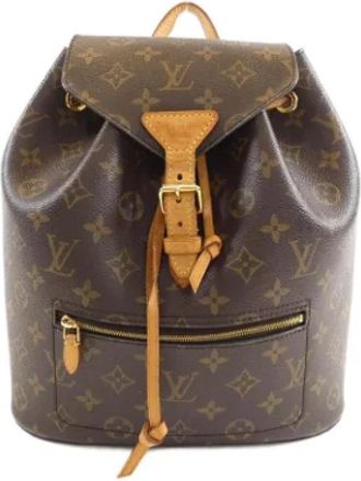 Louis Vuitton Pre-owned Backpacks, female, Brown, Size: ONE SIZE Pre-owned Canvas louis-vuitton-bags