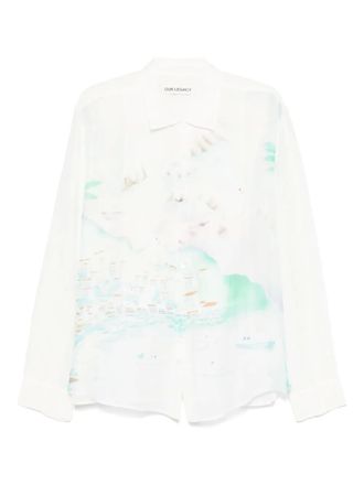 Our Legacy Adorn overhemd - Beige