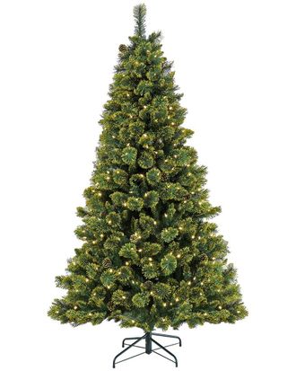 National Tree Company 7Ft Pre-Lit Maine Pine Tree With Led Lights