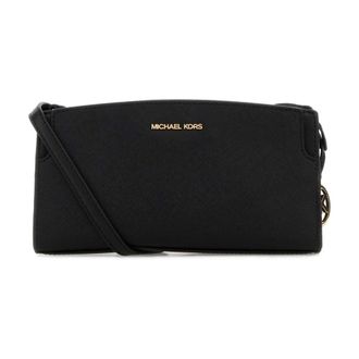 Michael Kors Cross Body Bags, female, Black, Size: ONE SIZE Becca Small Saffiano Leather Crossbody Bag