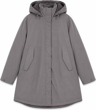 Mazine Oversized Padded Parka Parka f&uuml;r Damen | grau