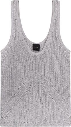 Pinko Sleeveless Tops - Dames - Tops zonder mouwen - Grijs - S - Tops