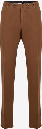 Pantaloni Torino Schmale Hose aus Baumwolle und Kaschmir