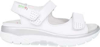 Mephisto Sandaal met brede pasvorm - Wit - Dames - Sandalen - Wit - 39 EU - Leer - Schoenen
