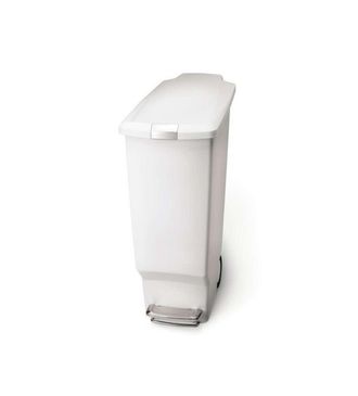 Simplehuman Cubo De Basura Slim 40 L, Blanco Cw1362