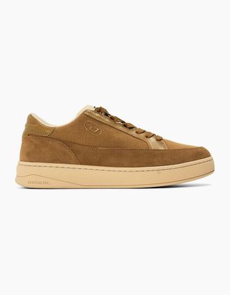 Diesel Mens Sina Low Top Court Sneakers - Brown - Size: 8.5