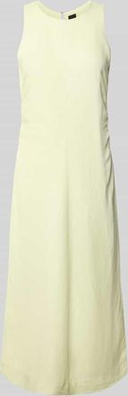 Boss Orange by Hugo Boss BOSS Orange A-Linien Midikleid aus Leinen-Viskose-Mix Modell DELINNA in Hellgruen, Gr&ouml;&szlig;e 34