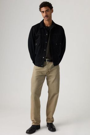 Levi's 555 Relaxed Straight Vaqueros - Hombre - 28X32 - Verde / Salty Capers Garment Dye