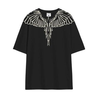 Marcelo Burlon T-Shirts, male, Black, Size: 2XL Jersey T-Shirt