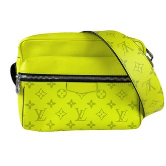 Louis Vuitton Yellow Taigarama Shoulder Bag (Pre-Owned)