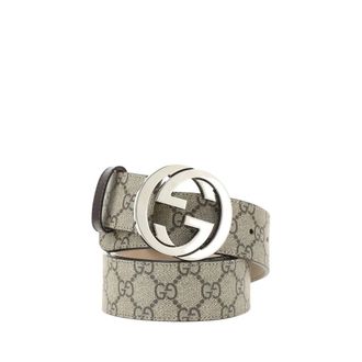 Gucci Belts, male, Beige, Size: 90 CM Iconic GG Logo Belt