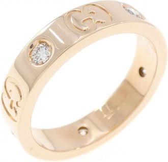 Gucci Pink Gold Pink Gold (18K) Band Ring (Pre-Owned)