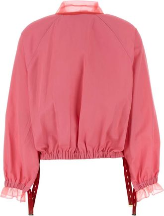 Fendi Womens Techno Jacket Pink