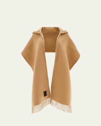 Ferragamo Hoodie Wool Scarf