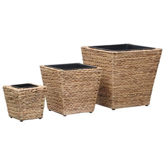 vidaXL Conjunto De Arriates 3 Piezas Jacinto De Agua Vidaxl