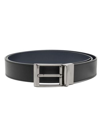 Bally leather bucket belt - Black