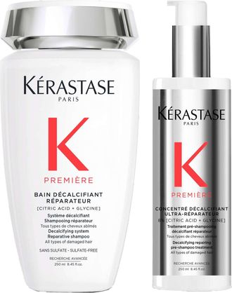 Kerastase Womens Kérastase Première Decalcifying Repairing Duo - Pre-Shampoo Treatment 250ml & Reparative Shampoo - One Size
