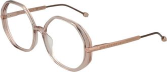 Philipp Plein Round Optical Frame - Dames - Brillen - Roze - ONE Size - Accessoires