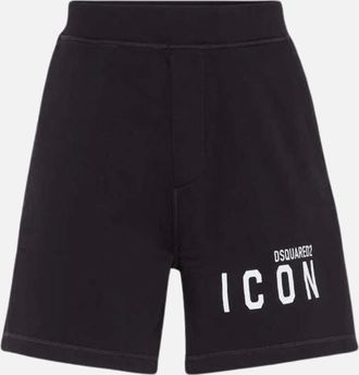 Dsquared2 Mens Dsquared2 Icon logo Black Relax Fit Short - Size: 35/34/32